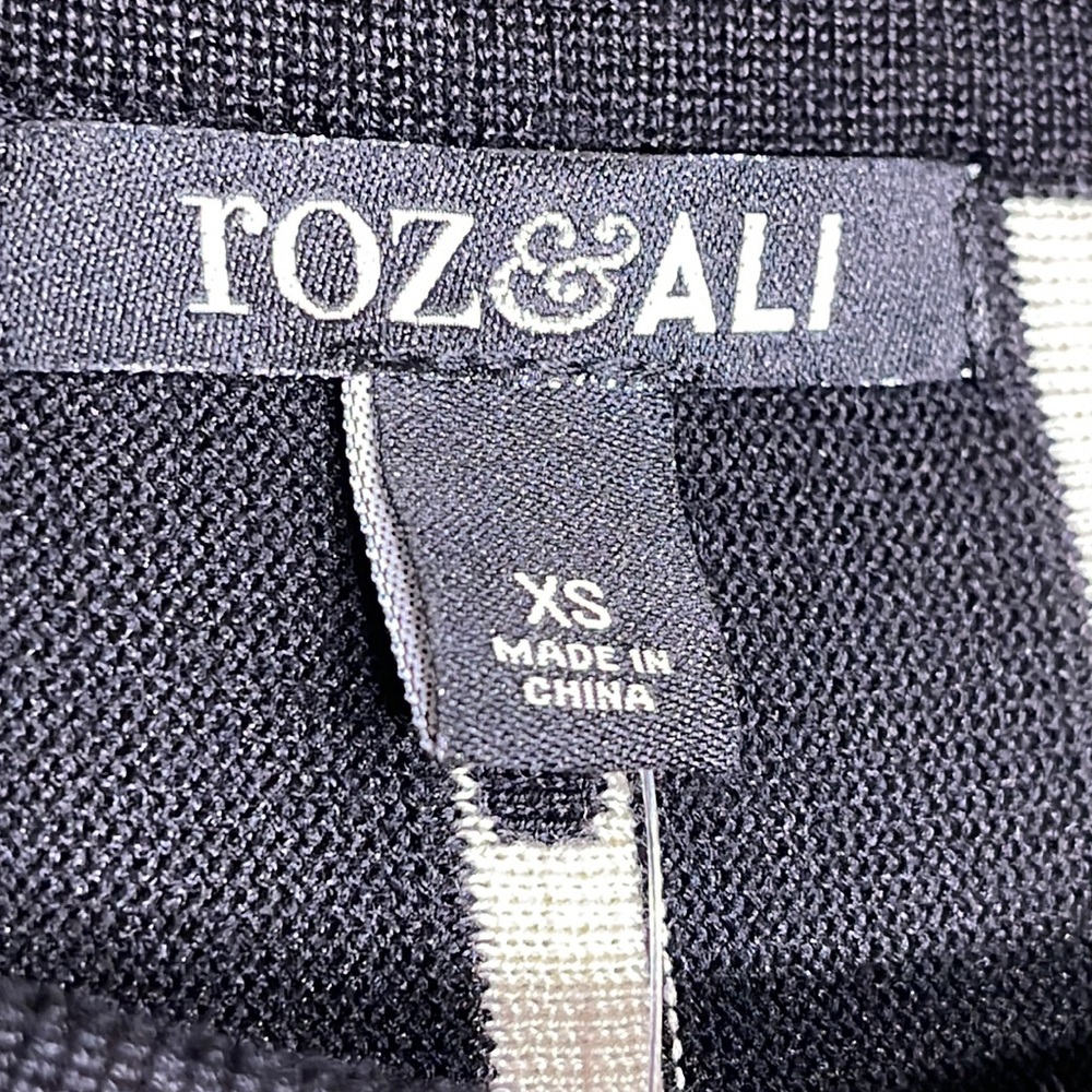 NWT ROZ & ALI Fit & Flare Sweater Dress - Picture 4 of 9